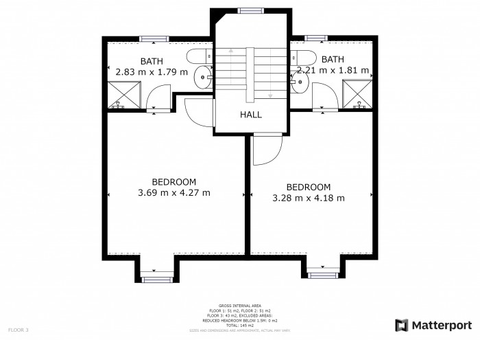 Floorplans For Attoe Walk, Norwich